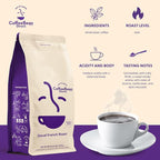 Coffee Bean Direct Decaf French Roast, Whole Bean Coffee, Dark Roast, 2.5 Pound Bag (Pack of 1)