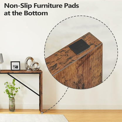 MAHANCRIS Console Table, 62.2" Long Sofa Table Behind Couch, Narrow Entryway - Image 8