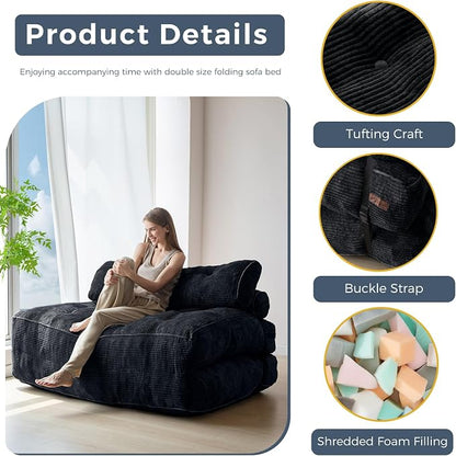 MAXYOYO Folding Sofa Bed, Convertible Sleeper Chair - Image 5