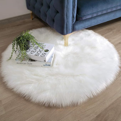 Ashler Faux Fur Rug - Image 8
