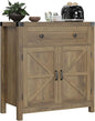 HOSTACK Coffee Bar Cabinet, Kitchen Storage Cabinet, Modern Farmhouse Buffet by HOSTACK