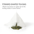 Japanese Green Tea Co. Aracha Gokuzyo Japanese Green Tea Bags (50 Pack) Biodegradable Soilon Pyramid Sachets, Premium Loose-Leaf Quality in Convenient Teabags, Rich Aroma & Flavor, Hot & Cold Brew