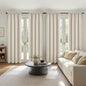 MIULEE 84 Inch Length Cream Beige Blackout Bedroom Curtains Set of 4 | Thermal by MIULEE