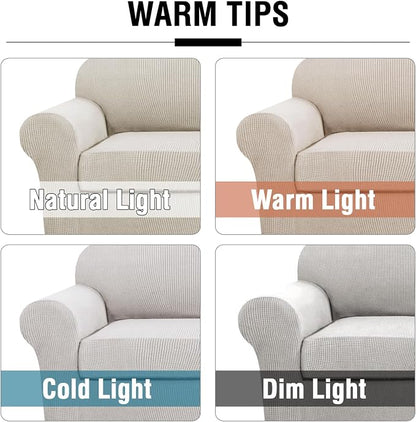 H.VERSAILTEX 2-Pieces Armchair Cover Chair Slipcovers - Image 3