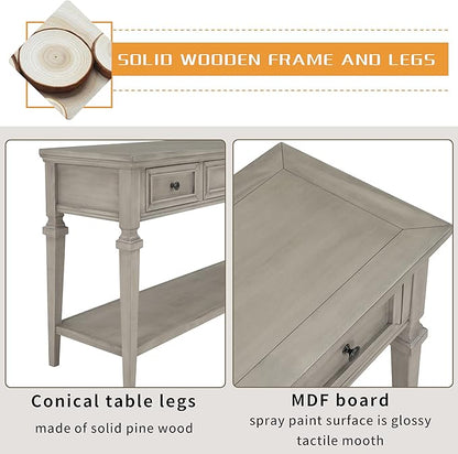 Harper & Bright Designs TREXM Classic Retro Style Console Table - Image 6