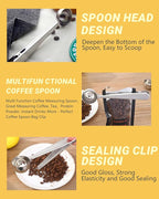 100 Pcs Unbleached Coffee Filters for 1-2 Cup Brewers, Small Disposable Paper Filters - 2-in-1 Stainless Steel Scoop & Clip, Compatible with Single Serve Pots & Travel Makers