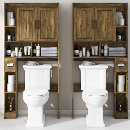 Vabches Over The Toilet Storage Cabinet, Farmhouse Storage Cabinet Over Toilet - Image 7
