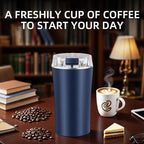 Electric Coffee Grinder, coffeeBean and Spice Grinder,300w powerful power portable With Heavy-DutyStainless Steel Grind Blades