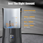 Milk Frother, Upgraded 4-in-1 Milk Frother and Steamer, Hot and Cold Foam Maker and Milk Warmer with Temperature Control & Auto Shut-Off, Frother for Coffee, Latte, Cappuccino, Matcha(Black)