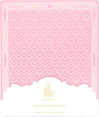 Cake Decorating Stencil for Tall Buttercream Cake, Royal Icing, Ganache, Paint, Airbrush (Shiloh)