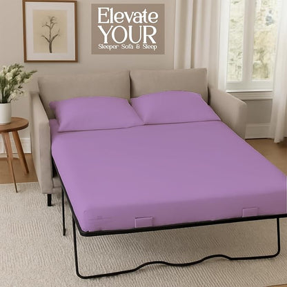 Sleeper Sofa Bed Sheet, 100% Cotton 400 Thread Count, 4 Piece Set, Deep Pocket - Image 5