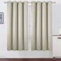 Light Beige Thermal Blackout Curtains/52 x 72 Inch/Set of 2 Panels Room by Lemomo