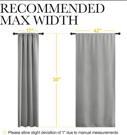 NICETOWN 2 Panels Blackout Curtains, Rod Pocket Thermal Insulated Drapes - Image 6
