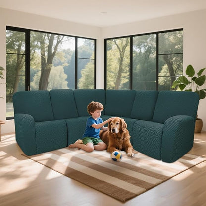 100% Waterproof Sectional Recliner Couch Covers - Image 2