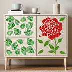 12 PCS Large Flower Painting Stencils, Reusable Sunflower Stencils for Painting on Wood Rocks Canvas Fabric Glass Pottery DIY Painting Art Projects