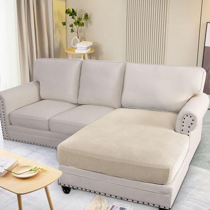 H.VERSAILTEX Super Stretch Individual Chaise Cover Sectional Couch Covers - Image 2