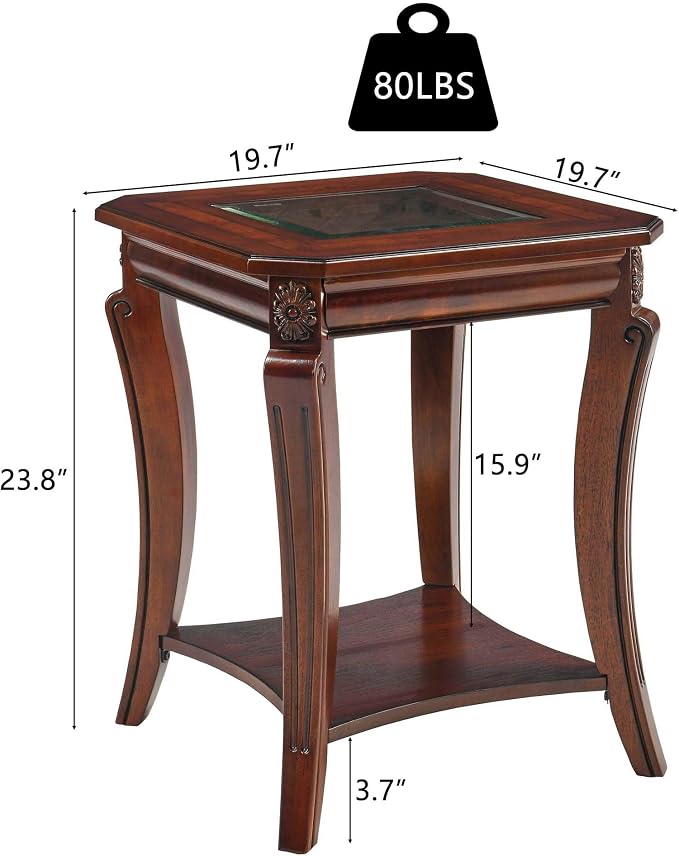 Living Room Tables Set of 3- One Coffee Table and Two End Table - Image 4