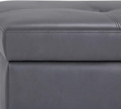 SIMPLIHOME Oregon Storage Ottoman Bench - Image 12