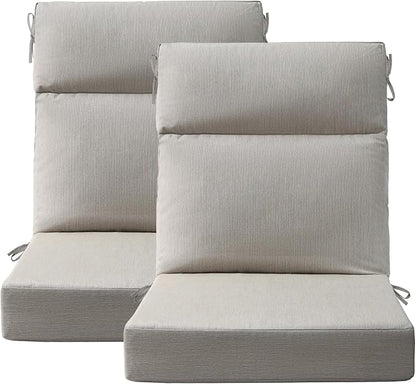 Unimatta Sunbrella Outdoor High Back Chair Cushion Seat Pads, 44 x 21 Inch by Unimatta