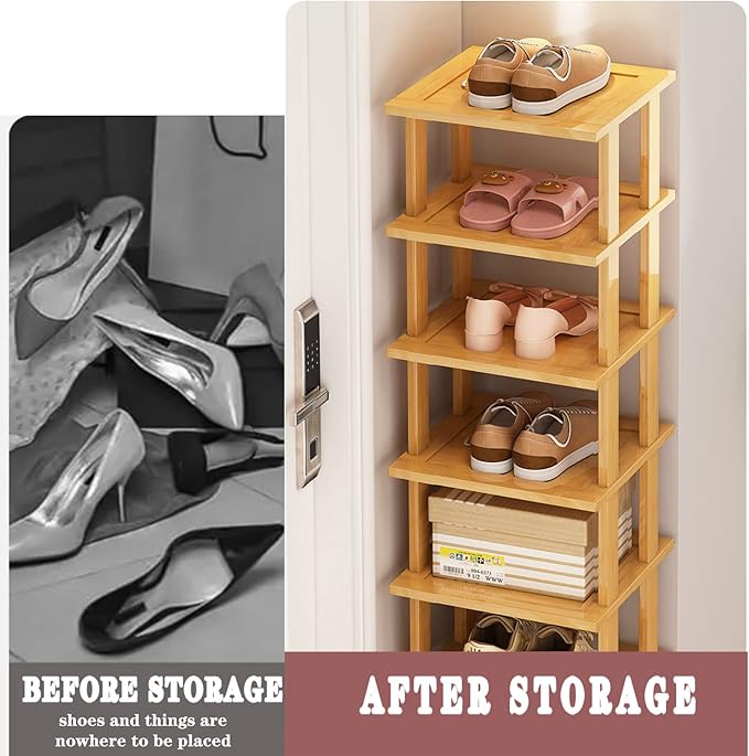 Bamboo Shoe Rack - Image 4