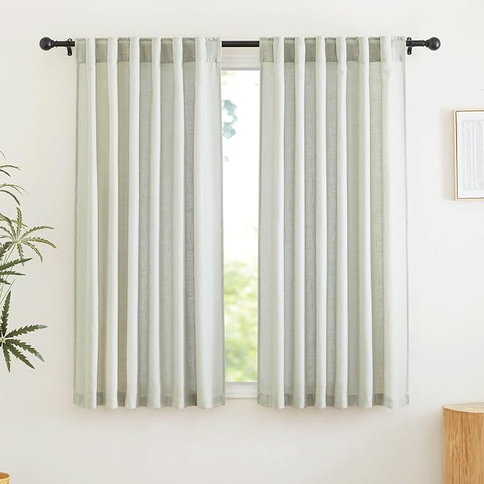 RYB HOME Extra Wide Sheer Curtains by RYBHOME