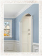 Tanmicoshomy White Shell Framed Rectangular Mirrors by Tanmicoshomy
