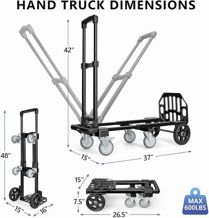 KEDSUM 3-in-1 Convertible Dolly Cart - Image 8