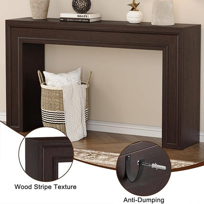 Rresyet 55 Inch Long Console Table, Sofa Table Behind Couch, Entryway Table - Image 3