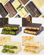 LGQUK Dubai Chocolate Bar Mold Silicone Chocolate Bar Molds, Deep Rectangular, 2 Pack, Large Size for Stuffed Bars (2PCS Deep Size)