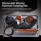 Espresso Tamping Mat for Counter, Ultra Thick Silicone Tamper Mat Coffee Bar Mat,Espresso Mat for Countertops,Fits for Baristas Home Kitchen Bar
