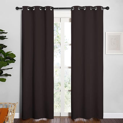 NICETOWN Thermal Curtains 84" Long, Energy Smart Thermal Insulated Solid - Image 2