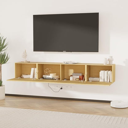 EazeHome 82" Floating TV Stand - Image 5