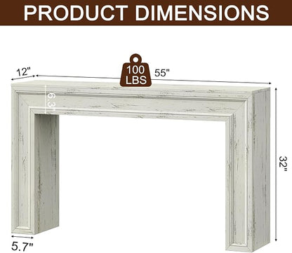 Rresyet 55 Inch Long Console Table, Sofa Table Behind Couch, Entryway Table - Image 2