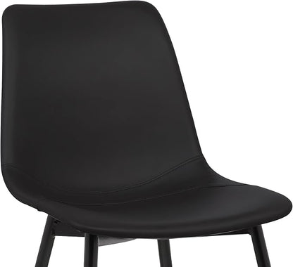 Armen Living Monte Mid Century Modern Dining Accent Chair - Image 10