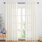 NICETOWN Semi Sheer Curtains Linen Blend Texture, Rod Pocket Back Tab by NICETOWN