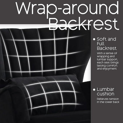Modern Accent Chair Comfy Wingback Armchair - Image 4