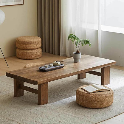 Japanese Solid Wood Coffee Table - Image 4