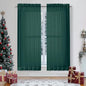 Sheer Curtains 63 inch Length 2 Panels Set, Light Weight Soft Solid Light by OWENIE