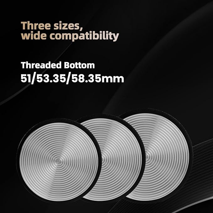 MHW-3BOMBER 54mm Espresso Tamper, 53.35mm Double Spring Coffee Loaded Tamper Tool, Compatible with 53mm/54mm Breville Portafilter, Self Leveling Espresso Hand Tampers, Espresso Accessories,T6000-OS
