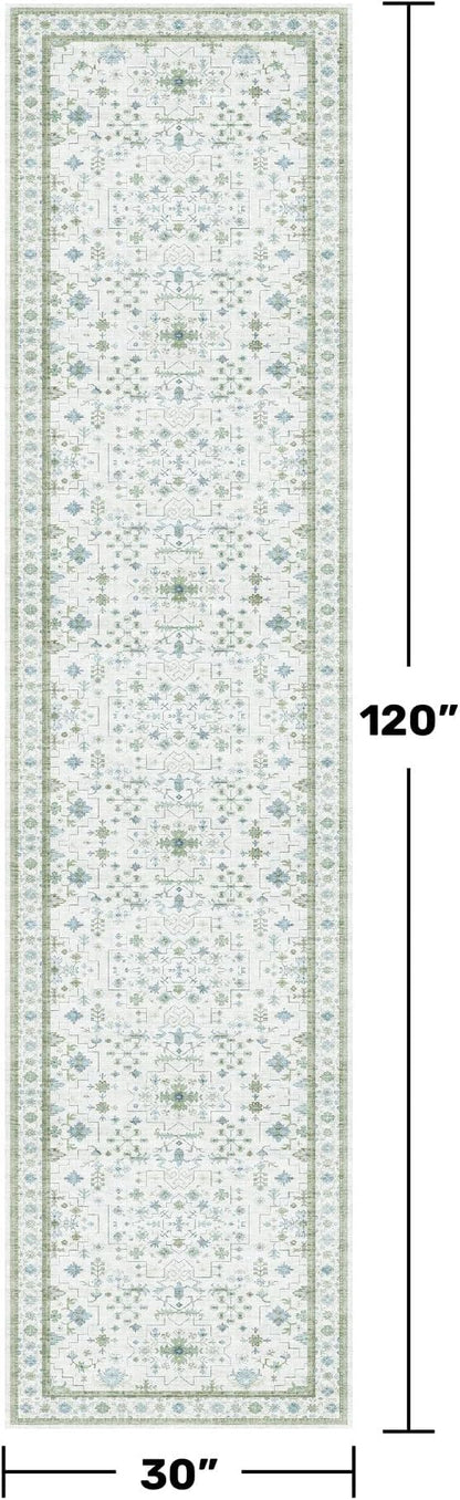Oushak Wide Hallway Runner Rug 2'6"x10' - Image 2