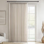 Topfinel Pinch Pleated Curtains 90 Inches Long 1 Panels Set, Oatmeal Semi Sheer by Topfinel