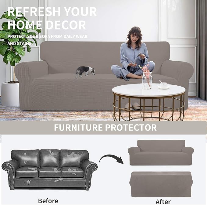 Easy-Going Stretch Oversized Chair Slipcover - Image 4