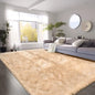 SERISSA 6x9 Fluffy Beige Faux Fur Area Rug by SERISSAHomeDecorCollection