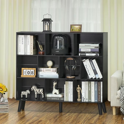 YAHARBO 10 Cube Bookshelf, 3 Tier Bookcase - Image 5