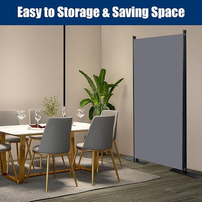 Room Divider 6FT Portable Room Dividers and Folding Privacy Screens, 3 Panel - Image 5