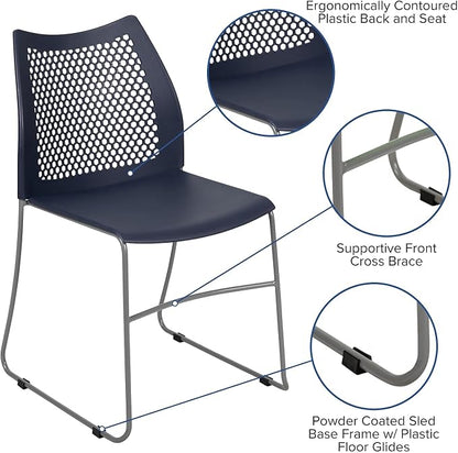 Flash Furniture Hercules Series Contoured Lobby Chairs - Image 6