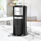 BLACK+DECKER CM618 Single Serve Coffee Maker, Black