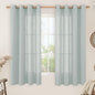 60 Inch Length Sheer Linen Curtains by LAMIT