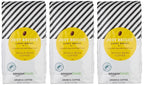 Amazon Fresh Just Bright Whole Bean Coffee, Light Roast, 12 Ounce (Pack of 3)
