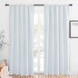 NICETOWN Greyish White Bedroom Curtain Panels by NICETOWN
